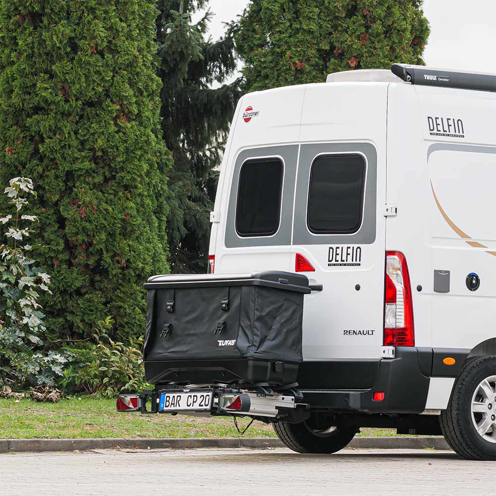 Gepäckbox EUFAB für den Fahrradträger