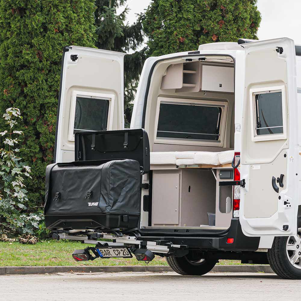 Gepäckbox EUFAB für den Fahrradträger