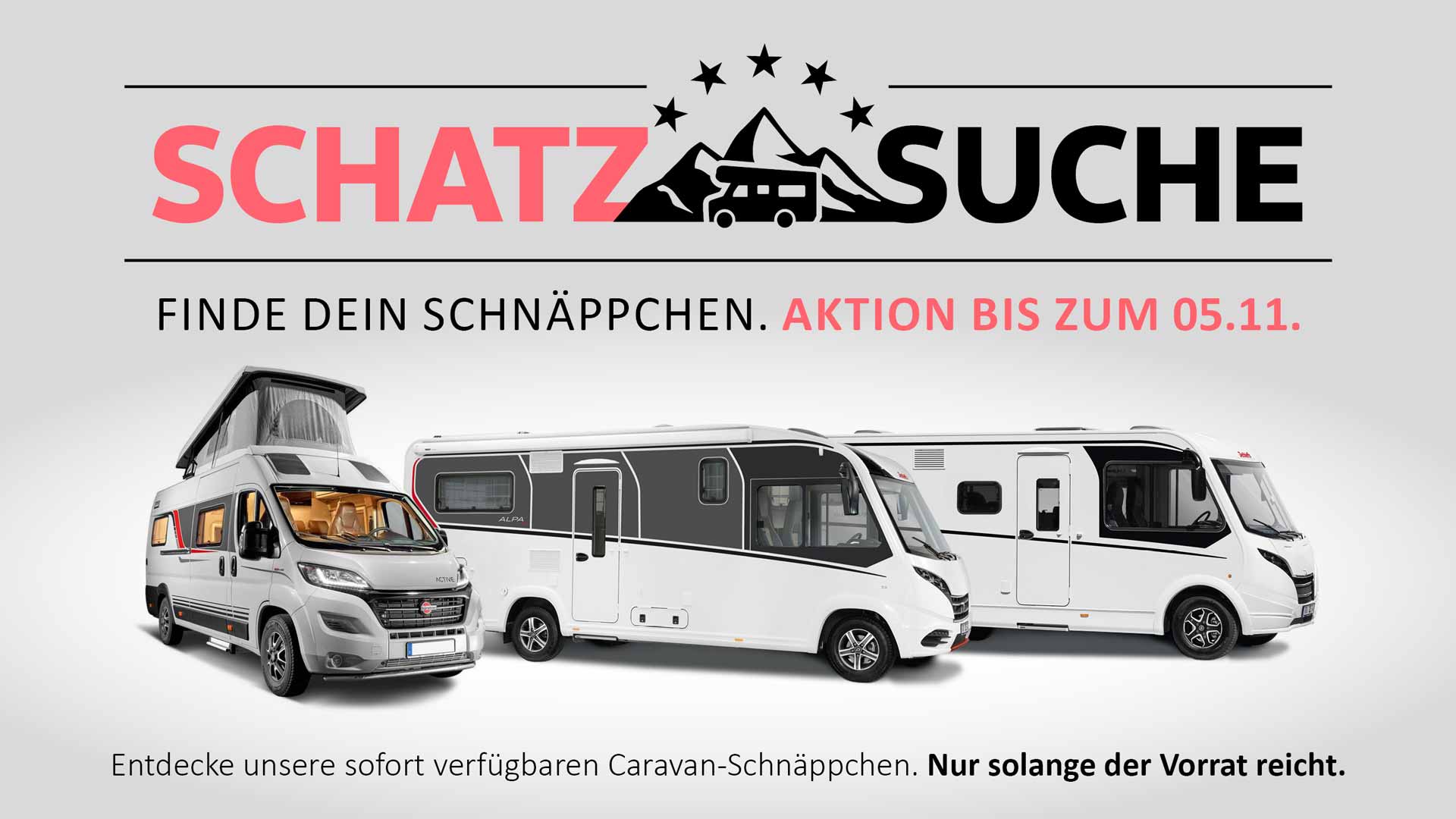 Schatzsuche beim Caravan-Park Barnim: Sicher dir sofort verfügbare Fahrzeuge mit tollen Preisvorteilen Schatzsuche beim Caravan-Park Barnim: Sicher dir sofort verfügbare Fahrzeuge mit tollen Preisvorteilen