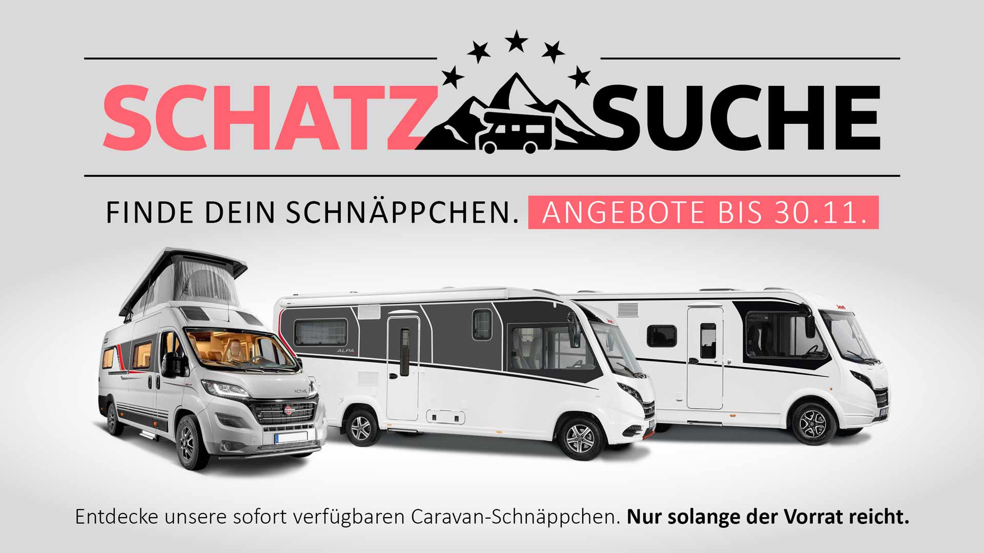 Schatzsuche beim Caravan-Park Barnim: Sicher dir sofort verfügbare Fahrzeuge mit tollen Preisvorteilen