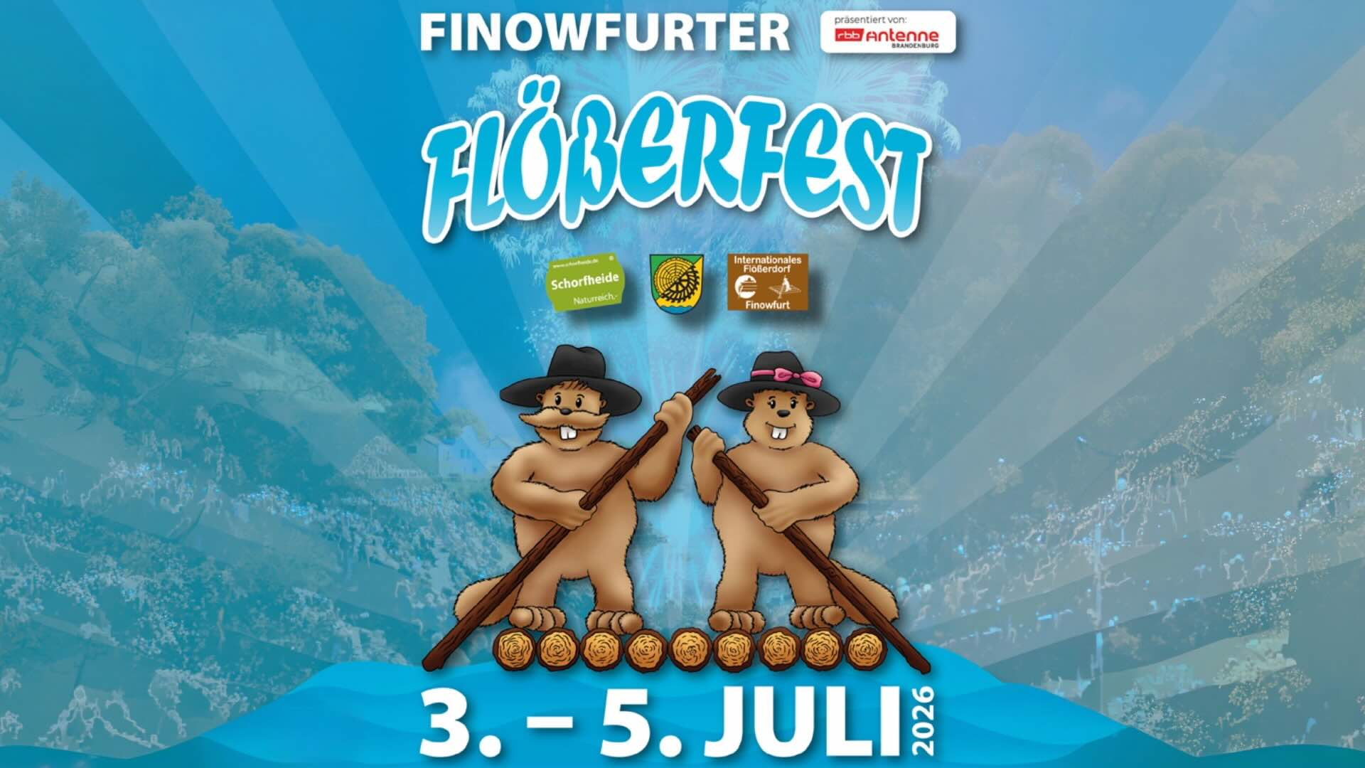 Flößerfest 2026 in Finowfurt | Caravan-Park Barnim als stolzer Partner wieder dabei