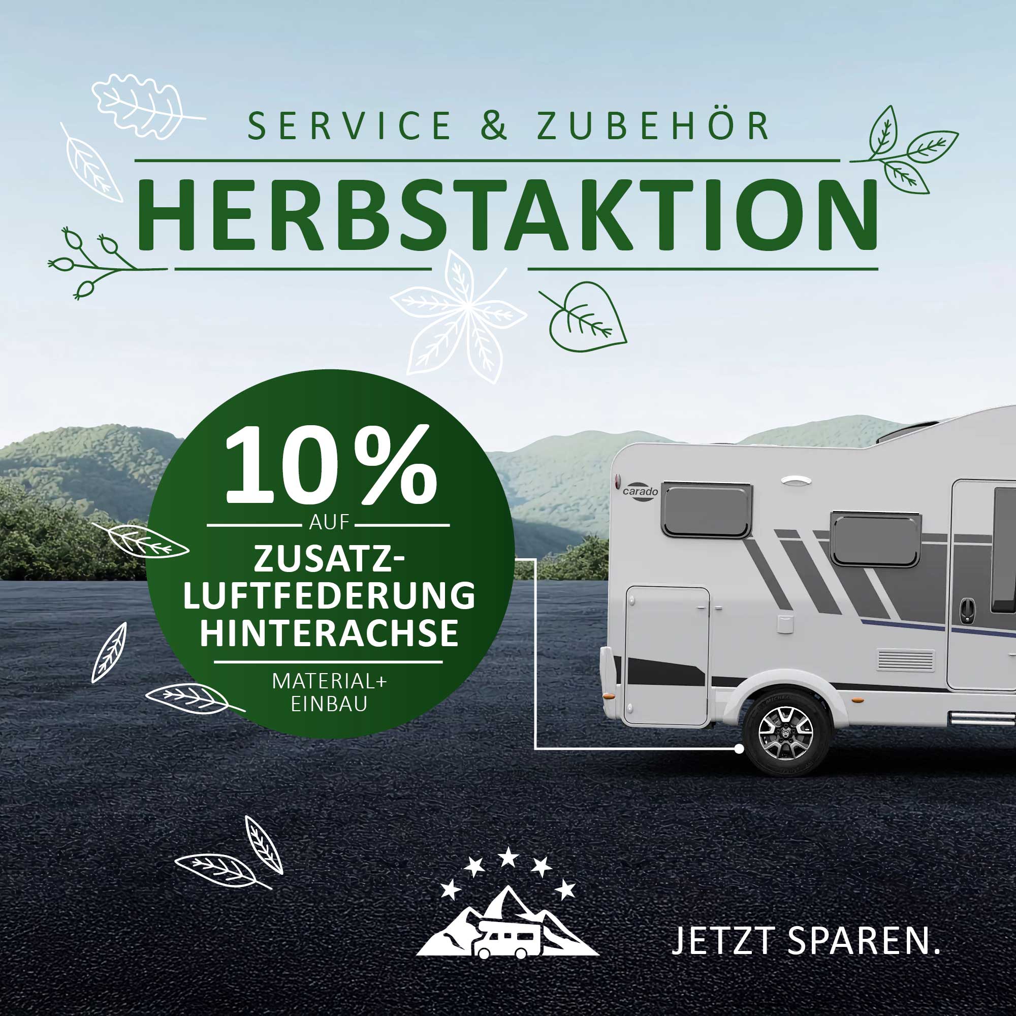 10% auf Zusatz-Luftfederungen für die Hinterachse